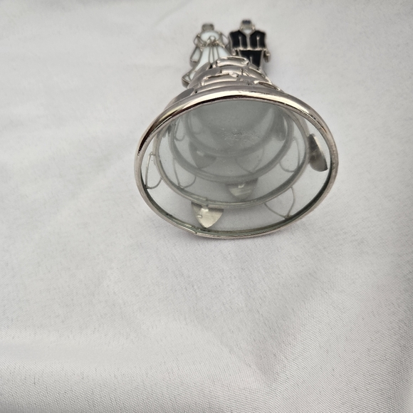 Vintage Stained Glass Bride and Groom 6 inch cake topper - Picture 8 of 8